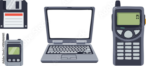 Vintage Tech Revival A Collection of Retro Computing Devices