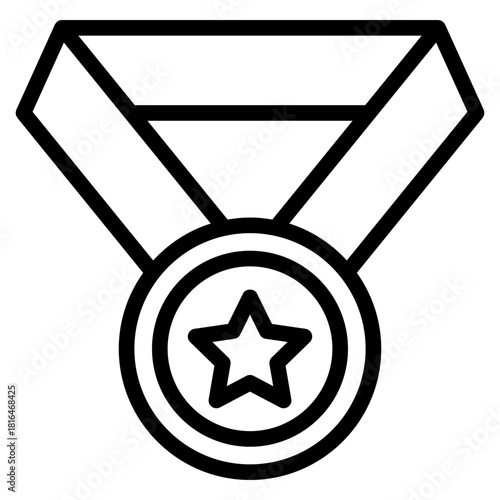 Medal  Icon Element For Design Vector Illustration