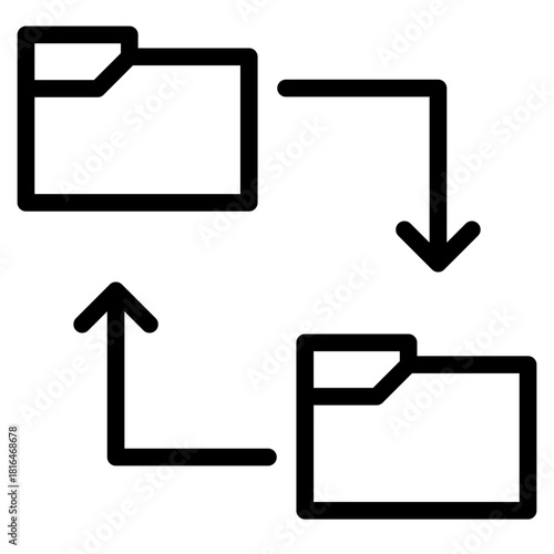 Files exchange  Icon Element For Design Vector Illustration