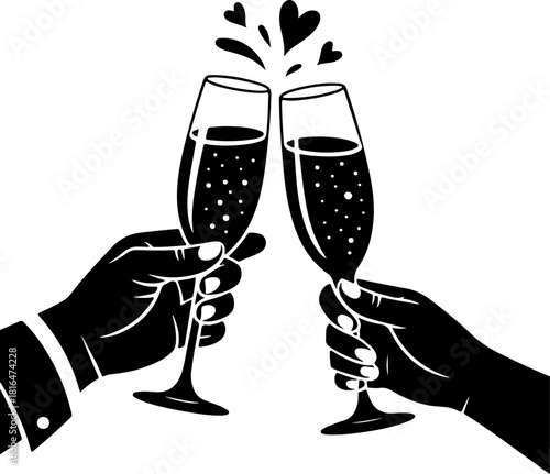 Tap Shoes silhouette vector illustration