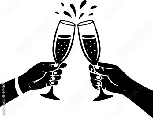 Tap Shoes silhouette vector illustration