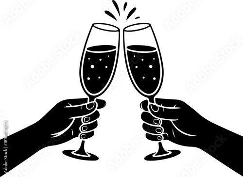 Tap Shoes silhouette vector illustration