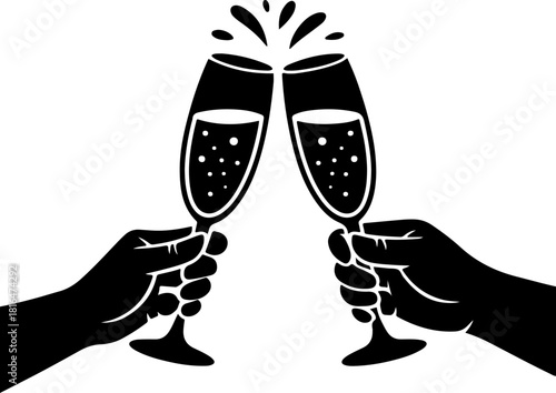 Tap Shoes silhouette vector illustration