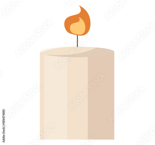 キャンドル。ろうそく。ベクターイラスト