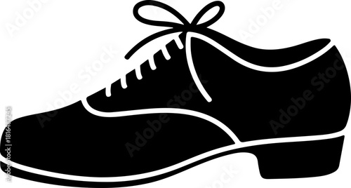 Tap Shoes silhouette vector illustration