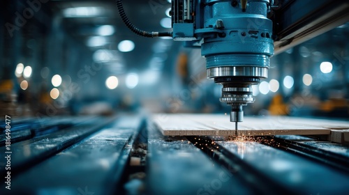 Precision wood cutting CNC router machine operations enhancing craftsmanship and efficiency