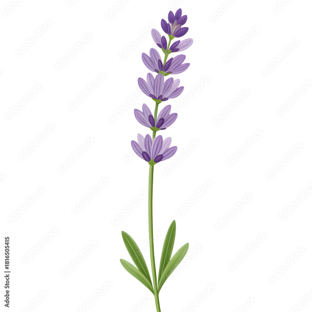Obraz premium blue flowers isolated on transparent background