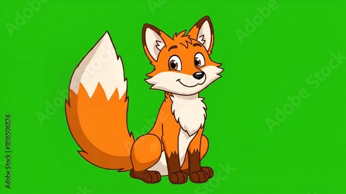 Cartoon Fox Animation - A Fun and Engaging Visual Experience.