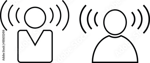 Brand awareness icon set. Marketing Awareness Icons. Company Recognition Symbols. Reputation management symbols