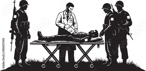 Medical & Healthcare Silhouette Illustration