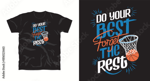Do your best basketball t shirt design for player motivation