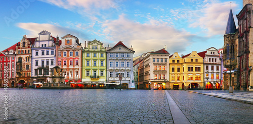 Tower of Old Town City Hall at Old Town Square, UNESCO, Old Town, Prague, Czech Republic (Czechia), Europe