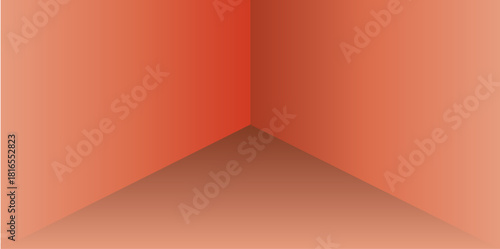 Fondo abstracto de esquina con degradado de colores cálidos