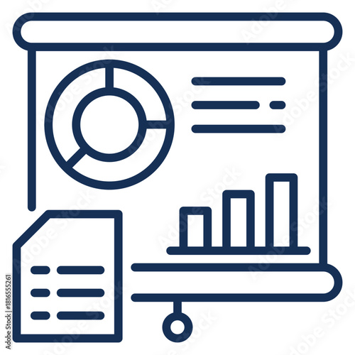 Sale Report Line Icon