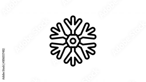 snowflake animation icon