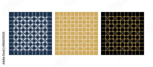 Seamless patterns, abstract organic lines color backgrounds set. Rainbow vector geometric seamless patterns collection.seamless Polka dot background. vector texture for note or notebook