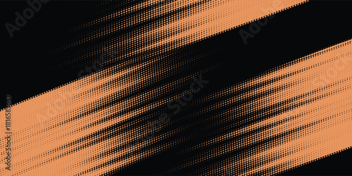orange black brush Car sticker wrap pattern banner abstract sporty lines black orange color combination grunge brush pattern racing motorsport design.