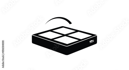 Docking station icon with usb port