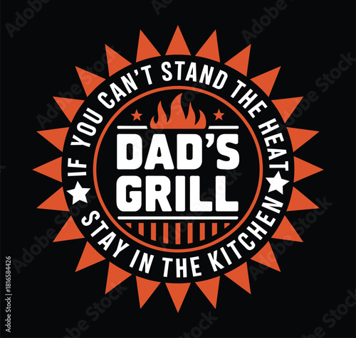 Vintage Dad’s Grill Master Badge
