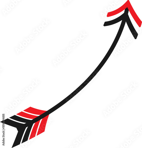 목표를 향해 날아가는 화살