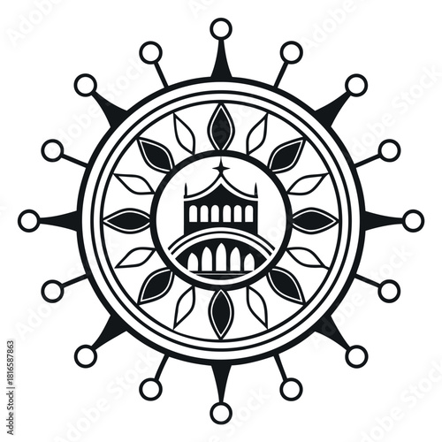 Royal Hobart Day black color design, solid white background (4).eps