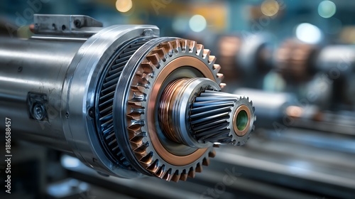 AI monitoring vibration of rare earth powered electric motors