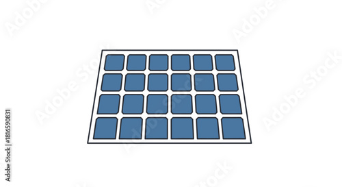 Solar panel illustration