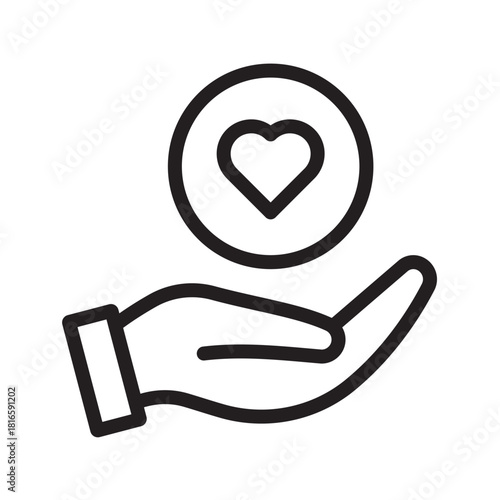 Donation Icon Pack, Generous Giving and Charity Symbols for Nonprofit, Community, and UI Applications