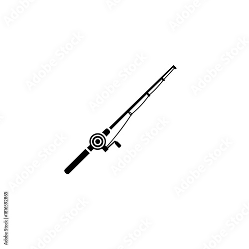 Fishing Rod and Reel Illustration