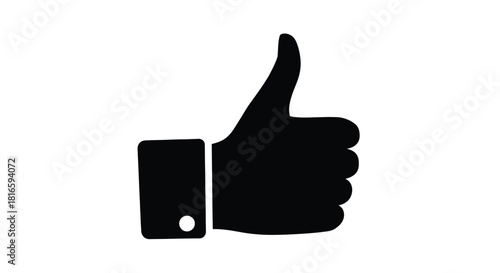 Thumbs up hand gesture icon