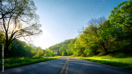 road in the countryside