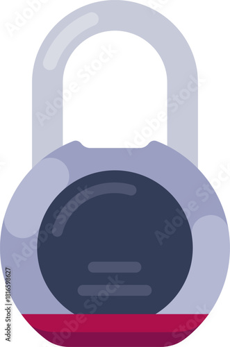 Security padlock representing data protection and access control