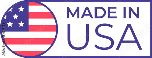 Made in USA label showing American product origin