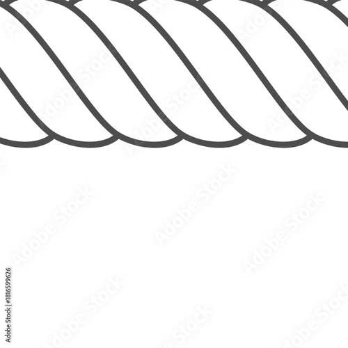 Gray abstract parallel lines forming a coil pattern