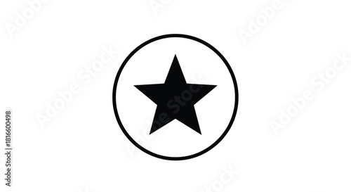 Star icon in circle