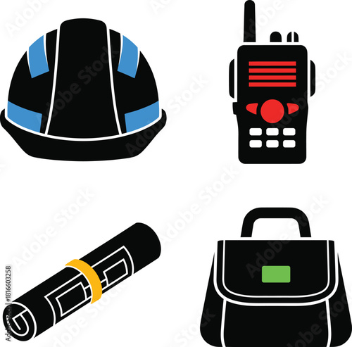 A collection of professional engineering and construction tools.