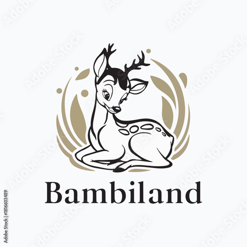 vector illustration of a dear