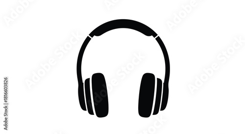 Headphone icon illustration