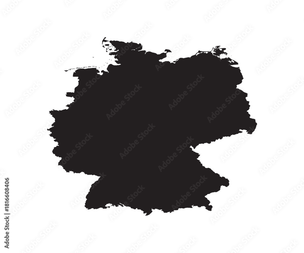 Fototapeta premium Germany map vector