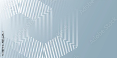Modern white background with dynamic wavy hexagon texture. suitable for wallpaper poster banner background abstract simple eps10