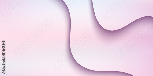 Abstract background with a smooth gradient background, blending pink and blue colors, creating a soft, flowing texture. Gradient border background. Purple background.