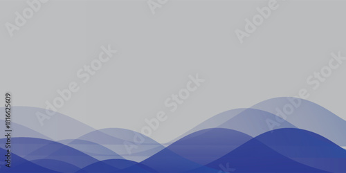 background blue abstract wave, modern design elegant