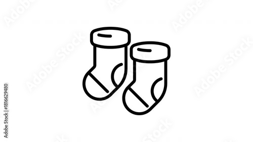 sock animation icon