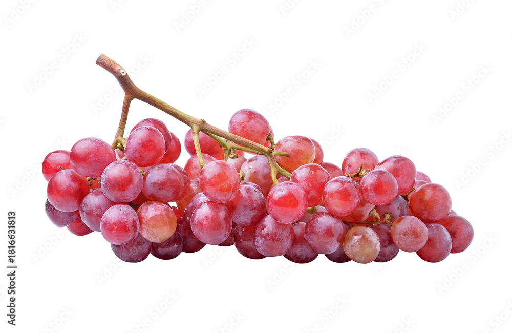 Fototapeta premium red grape, grape fruits transparent png