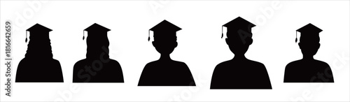 graduation celebration silhouette university student sign