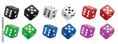 dice vector illustration