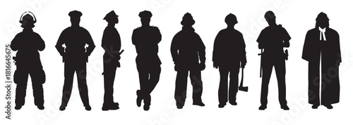 emergency rescue silhouette .