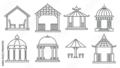 gazebo vectors 