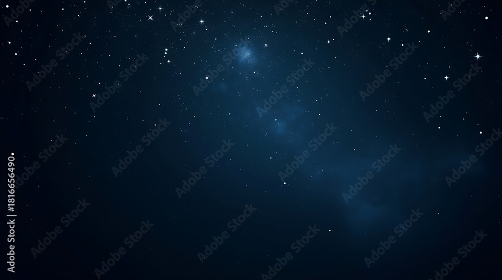 Obraz premium White Particle Field on Dark Blue Background Resembling Starry Night or Abstract Space Dust