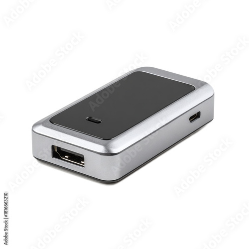 Compact HDMI Switch Device with Single Input and No Shadow on White Background for Versatile Connectivity Solutions